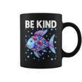 Be Kind Rainbow Scale Fish Teacher Reading Book Toddler Graphic Print Coffee Mug