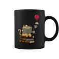Kittens Cats Tea Books And Balloon Graphic Print Coffee Mug