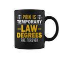 Law School Graduation Decoration Books Law Students Graphic Print Coffee Mug