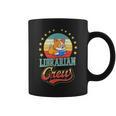 Librarian Crew Cute Library Dog Book Reading Men Women Graphic Print Coffee Mug