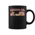 Librarian Girl Book Lover Reading Bookworm Librarian Graphic Print Coffee Mug