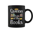 Librarian Queen Of The Books Book Reading Library Graphic Print Coffee Mug Librarian Queen Of The Books Book Reading Library Graphic Print Coffee Mug