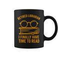 Librarian Retirement Library Books Lovers Graphic Print Coffee Mug