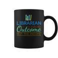 Librarian Shirts In It For The Outcome Tees Books Men Women Graphic Print Coffee Mug