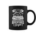 Library Where The Adventures Begin Librarian Book Readers Graphic Print Coffee Mug