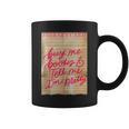 Library Card Buy Me Books And Tell Me I'm Pretty Pink Graphic Print Coffee Mug Library Card Buy Me Books And Tell Me I'm Pretty Pink Graphic Print Coffee Mug