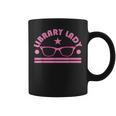 Library Lady Tshirt Bookworm Book Nerd Tee Graphic Print Coffee Mug