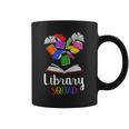 Library Squad School Librarian Bookworm Book Lover Teacher For Men Women Kids Graphic Print Coffee Mug