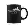 Life Is Better With Books Cats And Wine- Shirt And Outfits Graphic Print Coffee Mug Life Is Better With Books Cats And Wine- Shirt And Outfits Graphic Print Coffee Mug