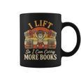 I Lift So I Can Carry More Book Lover Reader Gym Reading Graphic Print Coffee Mug