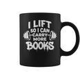 Lift So I Can Carry More Books Book Lover Gym Fitness Graphic Print Coffee Mug Lift So I Can Carry More Books Book Lover Gym Fitness Graphic Print Coffee Mug