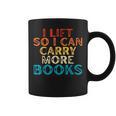 I Lift So I Can Carry More Books Reading Lovers Workout Graphic Print Coffee Mug