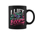 I Lift So I Can Carry More Books Reading Reader Workout Gym Graphic Print Coffee Mug