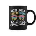 Most Likely To Read Books All Summer Reading Graphic Print Coffee Mug