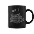 Get Lit Reading Book Nerd Literature English Teacher Graphic Print Coffee Mug Get Lit Reading Book Nerd Literature English Teacher Graphic Print Coffee Mug