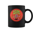 Literal Lunatic Book Lovers Library Readers & Teachers Graphic Print Coffee Mug Literal Lunatic Book Lovers Library Readers & Teachers Graphic Print Coffee Mug