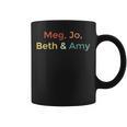 Little Women Alcott Book Meg Jo Beth Amy March Sisters Graphic Print Coffee Mug