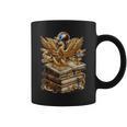 A Lively-Creative Gold Fantasy-Dragon On Story-Books Graphic Print Coffee Mug A Lively-Creative Gold Fantasy-Dragon On Story-Books Graphic Print Coffee Mug