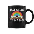 Take A Look Its In A Book Rainbow Reading Bookworm Book Graphic Print Coffee Mug Take A Look Its In A Book Rainbow Reading Bookworm Book Graphic Print Coffee Mug