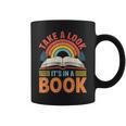 Take A Look It's In A Book Retro Reading Book Lover Graphic Print Coffee Mug Take A Look It's In A Book Retro Reading Book Lover Graphic Print Coffee Mug
