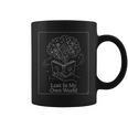Lost In My Own World Tee Book Lover Reading Aesthetic Graphic Print Coffee Mug