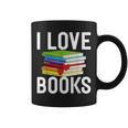 I Love Books Librarian Graphic Print Coffee Mug I Love Books Librarian Graphic Print Coffee Mug