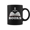 I Love Books Shirt Graphic Print Coffee Mug