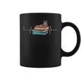 Love Cat Heartbeat Cats And Books For Cats Lovers Graphic Print Coffee Mug