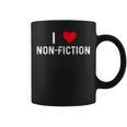 I Love Non Fiction Heart Books Reading Writing Writer Read Graphic Print Coffee Mug I Love Non Fiction Heart Books Reading Writing Writer Read Graphic Print Coffee Mug