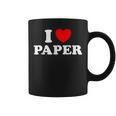 I Love Paper Page Book Drawing Handmade Art Craft News Graphic Print Coffee Mug