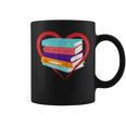I Love Reading Book Heart Love Books Library Graphic Print Coffee Mug