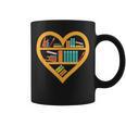 I Love Reading Heart Love Books Reading Club Graphic Print Coffee Mug