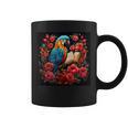 Macaw Reading A Book Graphic Print Coffee Mug Macaw Reading A Book Graphic Print Coffee Mug