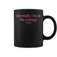 Mentally I'm At The Cottage Bookish Romance Book Lover Graphic Print Coffee Mug