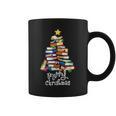 Merry Christmas Tree Love Reading Books Librarian Nerd Graphic Print Coffee Mug Merry Christmas Tree Love Reading Books Librarian Nerd Graphic Print Coffee Mug