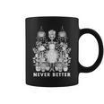 Messy Bun Skeleton Reading Book Coffee Never Better Graphic Print Coffee Mug Messy Bun Skeleton Reading Book Coffee Never Better Graphic Print Coffee Mug