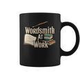 Wordsmith At Work Vintage Writer & Author Pen Book Lover Graphic Print Coffee Mug Wordsmith At Work Vintage Writer & Author Pen Book Lover Graphic Print Coffee Mug