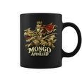 Mongo Is Appalled Princess Cat Riding Dinosaur Book Lover Graphic Print Coffee Mug