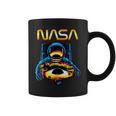 NASA Astronaut In Space Hole Comic Book Style Geek Graphic Print Coffee Mug
