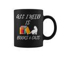 I Need Is Book & Cats Books Pet Lover Graphic Print Coffee Mug I Need Is Book & Cats Books Pet Lover Graphic Print Coffee Mug