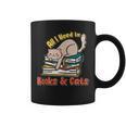 All I Need Is Books And Cats Book Lover Cat Lover Graphic Print Coffee Mug All I Need Is Books And Cats Book Lover Cat Lover Graphic Print Coffee Mug