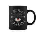 All I Need Are Books And Cats Introvert Graphic Print Coffee Mug