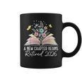 A New Chapter Begins Book Floral Bloom Graphic Print Coffee Mug