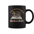 A New Chapter Begins Retirement Floral Book Retired 2026 Graphic Print Coffee Mug