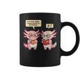 How Many Nights Reading Axolotl Book Lover Cat Reader Graphic Print Coffee Mug