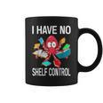 I Have No Shelf Control Reading Books Bookworm Graphic Print Coffee Mug