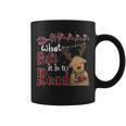 Oh What Fun It Is To Read Christmas Cute Reindeer Read Books Graphic Print Coffee Mug