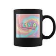Olivia Comic Book Style Graphic Print Coffee Mug Olivia Comic Book Style Graphic Print Coffee Mug