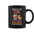 Once Upon a Time Girl Who Really Loved Books & Cat Reading Graphic Print Coffee Mug Once Upon a Time Girl Who Really Loved Books & Cat Reading Graphic Print Coffee Mug