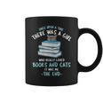 Once Upon a Timee There Was a Girl Who Loved Catts And Books Graphic Print Coffee Mug